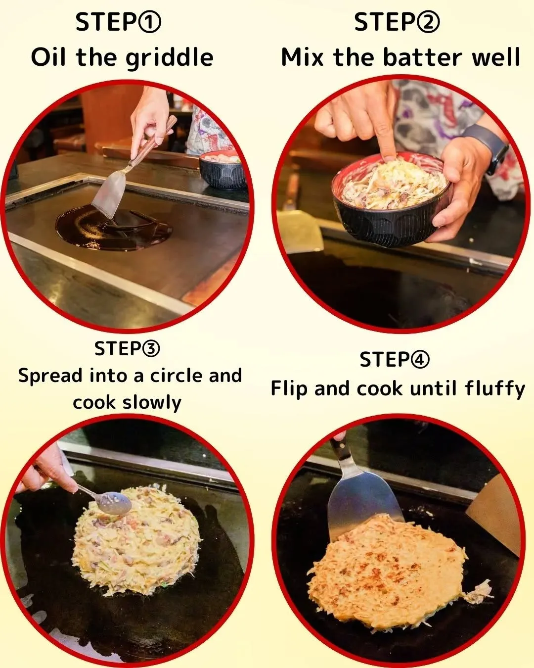 🍳 Okonomiyaki Cooking Guide 🍳