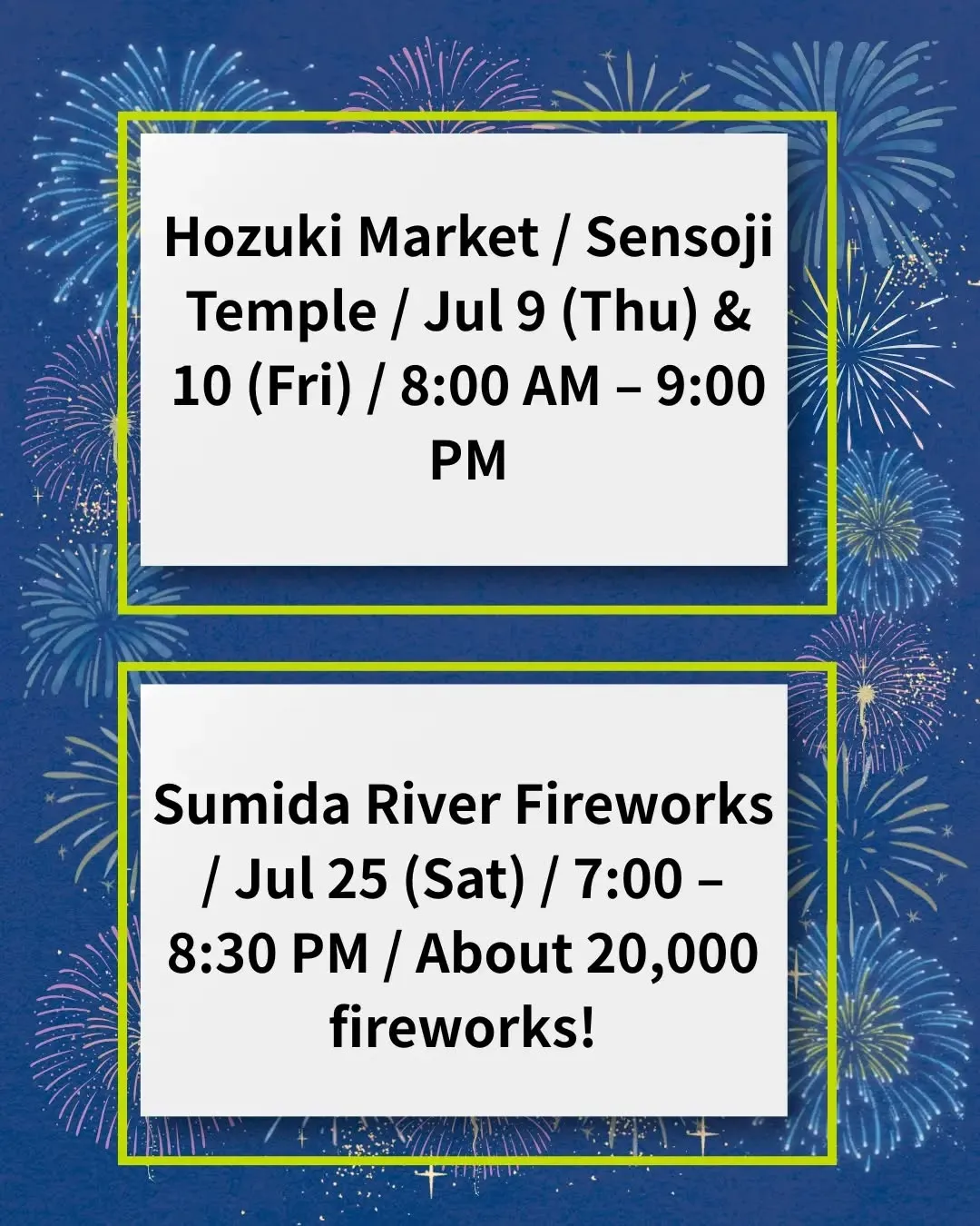 July in Asakusa is packed